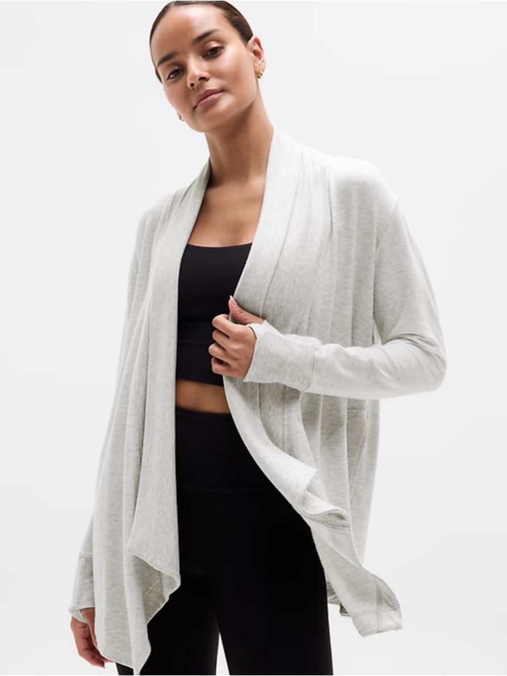 Athleta Pranayama Restore Wrap Women’s Grey XL